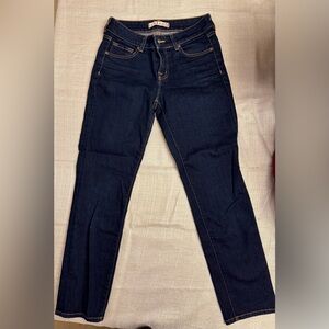 J Brand Women's Dark Indigo Straight Leg Jeans